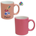 11 Oz. 2 Tone Color of the Year mug (Honeysuckle Pink/White) Full Color